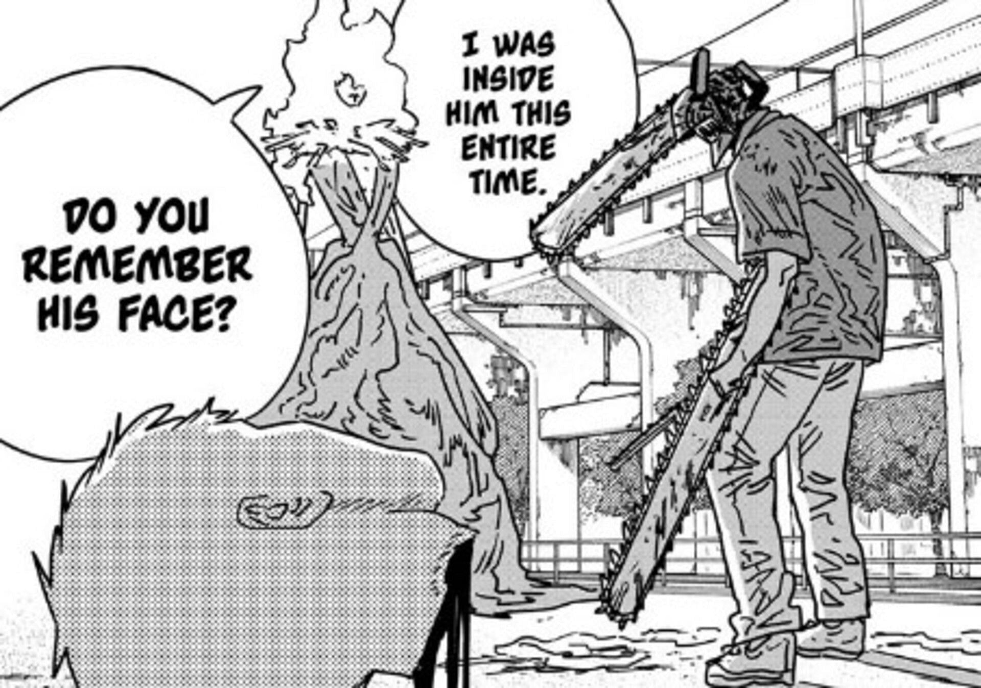 The Fire Devil and Denji (Image via Viz Media)